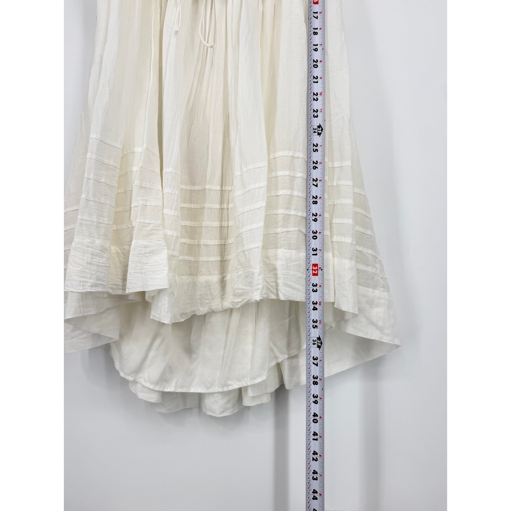 NEW Free People Ivory Haley Voile & Lace Trapeze Mini Dress XL Boho OB1227471 - Picture 10 of 12